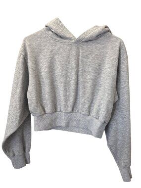 Refuge Athletics Crop Boyfriend Hoodie Size Large Long Sleeve Pullover Fitness